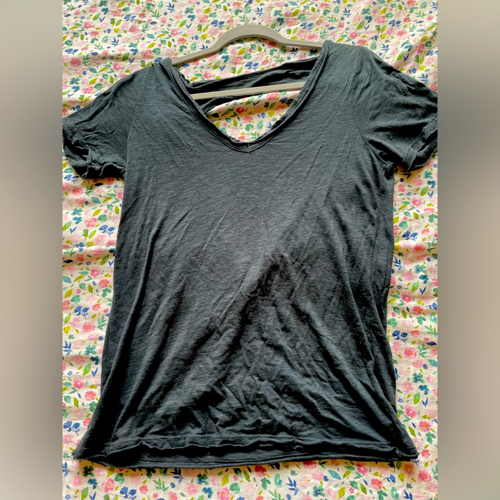 Open back tee